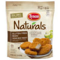 Tyson Chicken Breast Nuggets, Gluten Free, Breaded - 20 Ounce 
