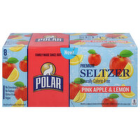 Polar Seltzer, Premium, Pink Apple & Lemon