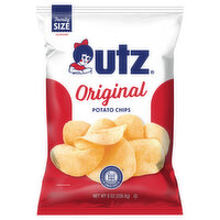 Utz Potato Chips, Original, Family Size - 8 Ounce 