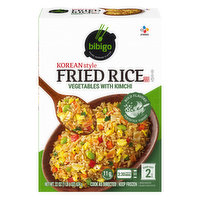 Bibigo Korean Style Fried Rice Vegetables with Kimchi - 22 Ounce 