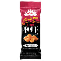 Nut Harvest Peanuts, Flamin' Hot - 3.325 Ounce 