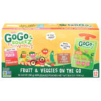 Materne Applesauce, Fruit & Veggiez On The Go, Variety Pack - 12 Each 