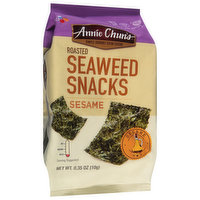 Annie Chun's Seaweed Snacks, Sesame, Roasted, Mild - 0.35 Ounce