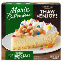 Marie Callender's Cream Pie, Confetti Birthday Cake - 25 Ounce