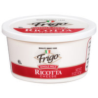 Frigo Cheese, Whole Milk, Ricotta - 15 Ounce 