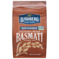 Lundberg Family Farms Rice, Gourmet, Basmati, California Brown, Sustainable - 32 Ounce 