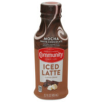 Community Coffee Coffee Drink, Mocha White Chocolate, Iced Latte - 13.7 Fluid ounce 