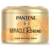 Pantene Hair Mask, Deep Conditioning, for Dry Damaged Hair, Miracle Rescue - 6.4 Ounce 