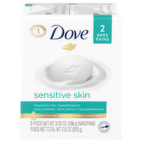 Dove Beauty Bar, Sensitive Skin - 2 Each 