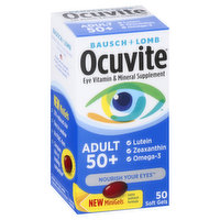Ocuvite Eye Vitamin, Adult 50+, Softgels - 50 Each