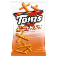 Tom's Fries, Bacon Cheddar - 6 Ounce 