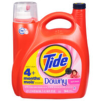 Tide + Detergent, HE Turbo Clean, April Fresh - 146 Fluid ounce 