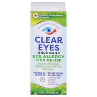 Clear Eyes Eye Allergy Itch Relief, Original Prescription Strength - 0.085 Fluid ounce