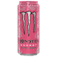 Monster Energy Drink, Zero Sugar, Ultra Rosa