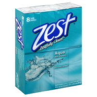 Zest Refreshing Bars, Aqua - 8 Each 