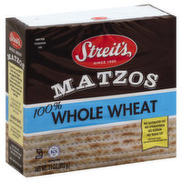 Streit's Matzos, 100% Whole Wheat, No Salt Added - 11 Ounce 