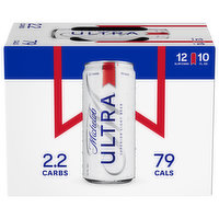 Michelob Ultra Beer, Superior Light, 12 Pack