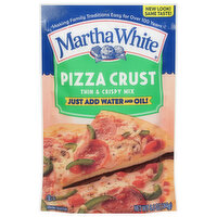 Martha White Pizza Crust, Thin & Crispy Mix - 6.5 Ounce 