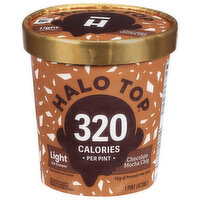 Halo Top Ice Cream, Light, Chocolate Mocha Chip - 1 Pint 