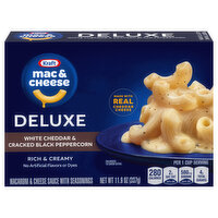 Kraft Macaroni & Cheese Dinner, White Cheddar & Cracked Black Peppercorn - 11.9 Ounce 