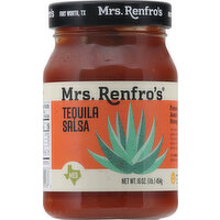 Mrs. Renfro's Salsa, Tequila, Medium - 16 Ounce 