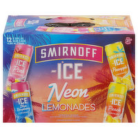 Smirnoff Lemonades, Neon - 12 Each 