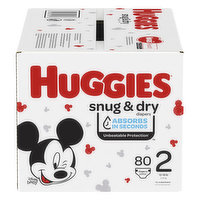 Huggies Diapers, Disney Baby, 2 (12-18 lb) - 80 Each 