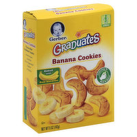 Gerber Cookies, Banana - 5 Ounce