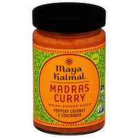 Maya Kaimal Indian Simmer Sauce, Madras Curry, Spicy - 12.5 Ounce 