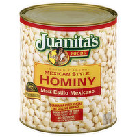 Juanita's Hominy, Mexican Style - 105 Ounce 