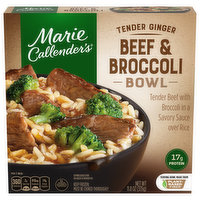 Marie Callender's Beef & Broccoli, Tender Ginger, Bowl - 11.8 Ounce