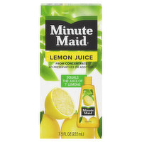 Minute Maid Lemon Juice, From Concentrate - 7.5 Fluid ounce