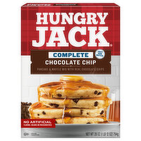 Hungry Jack Pancake & Waffle Mix, Complete, Chocolate Chip - 28 Ounce 