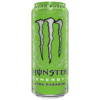 Monster Energy Drink, Zero Sugar, Ultra Paradise - 16 Fluid ounce 