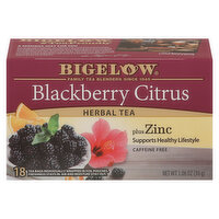 Bigelow Herbal Tea, Blackberry Citrus, Tea Bags - 18 Each 