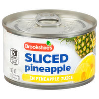 Brookshire's Sliced Pineapple In Pineapple Juice - 8 Ounce 