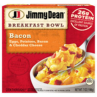 Jimmy Dean Breakfast Bowl, Bacon - 7 Ounce 