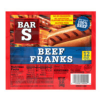 Bar S Beef Franks - 12 Ounce 