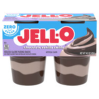 Jell-O Pudding Snacks, Reduced Calorie, Chocolate Vanilla Swirls - 14.5 Ounce 