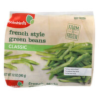 Brookshire's Green Beans, Classic, French Style - 12 Ounce 