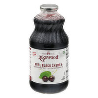 LAKEWOOD Juice, Fresh Pressed, Pure Black Cherry - 32 Ounce 