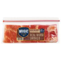 Wright Bacon, Thick Cut, Hickory, Real Wood Smoked - 24 Ounce