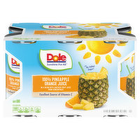 Dole 100% Pineapple Orange Juice - 6 Each