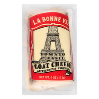 La Bonne Vie Goat Cheese, Tomato & Basil - 4 Ounce 