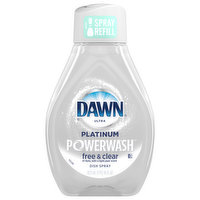 Dawn Ultra Dish Spray, Platinum, Light Pear Scent - 16 Fluid ounce