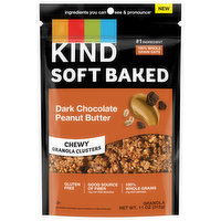 Kind Granola Clusters, Soft Baked, Dark Chocolate Peanut Butter, Chewy