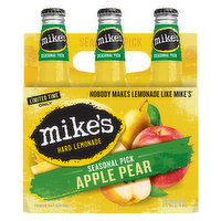 Mike's Malt Beverage, Apple Pear, Seasonal Pick - 6 Each 