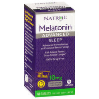 Natrol Melatonin, Advanced, 10 mg, Tablets - 60 Each 