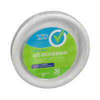 Simply Done Heavy Duty All Occasion Classic White Plates (32 CT)