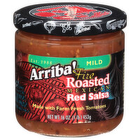 Arriba! Red Salsa, Fire Roasted, Mexican, Mild - 16 Ounce